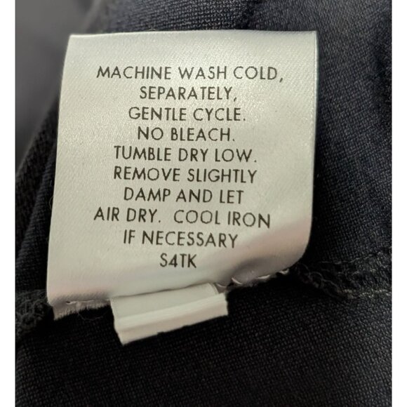 Eileen Fisher Womens Washable Stretch Crepe Slim Ankle Pants XL Black Retail Mad - Picture 3 of 13